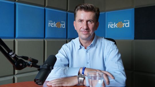 Poseł Rafał Romanowski w studiu Radia Rekord - Ciechanów