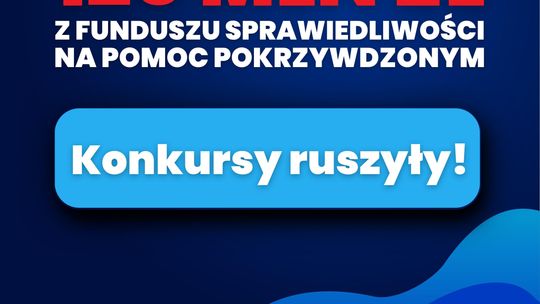 120 milionów złotych dla organizacji pozarządowych. Ruszył konkurs na pomoc ofiarom przestępstw