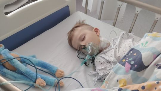 6-letni Olek z Ciechanowa walczy z chłoniakiem Burkitta