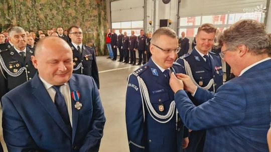 Andres i Romanowski odznaczeni za "Zasługi dla Ochrony Przeciwpożarowej"