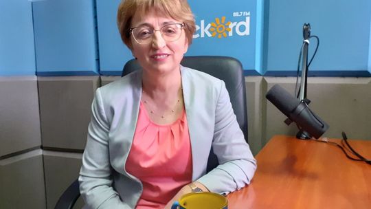 Anna Żebrowska - kierownik ciechanowskiej delegatury Mazowieckiego Urzędu Wojewódzkiego w Radiu Rekord
