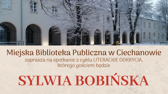 Plakat spotkania autorskiego