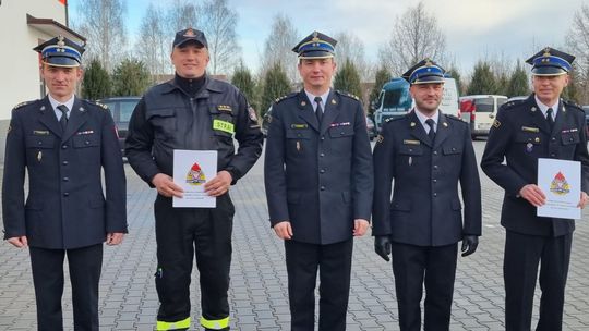Awanse w ciechanowskiej straży pożarnej