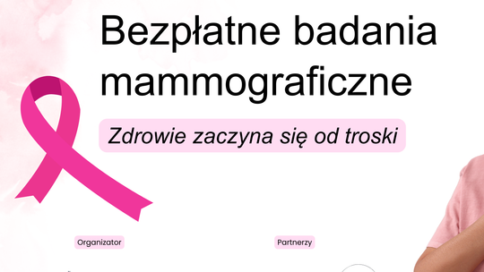 Plakat zachęcający do badania mammograficznego