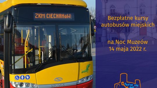 Bezpłatne autobusy miejskie w Noc Muzeów