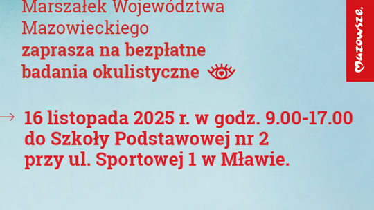 Plakat  pt. Dobry Wzrok Mazowszan