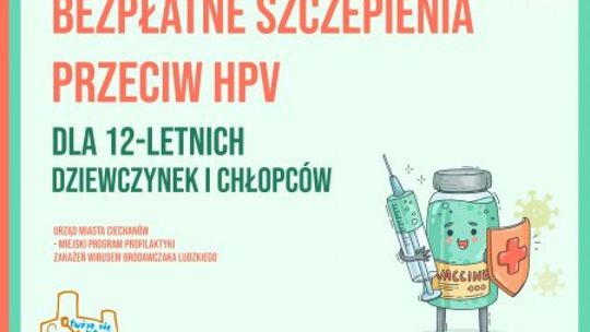 Bezpłatne szczepienia przeciwko HPV dla dziewczynek i chłopców