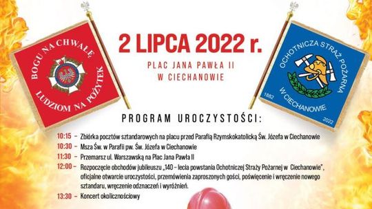 Bogu na chwałę , ludziom na pożytek. 2lipca OSP Ciechanowów otrzyma ufundowany przez społeczeństwo sztandar
