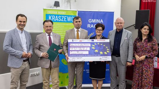 Budowa zbiornika Kraszewo: 52 mln zł z UE na największą inwestycję w retencję na Mazowszu