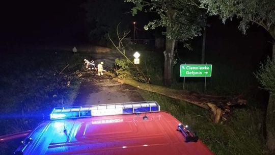 Burza znów nie oszczędziła naszego regionu. Strażacy interweniowali ponad 30 razy!