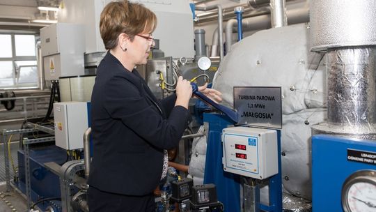 Chrzest Turbiny "Małgosia" w Elektrociepłowni Ciechanów