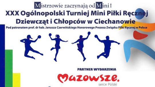 Plakat Turnieju Mini Piłki Ręcznej