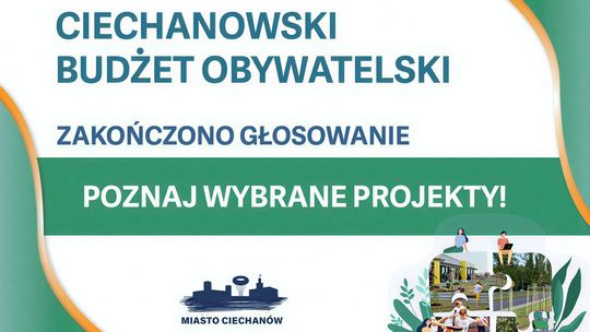 Plakat Ciechanowski Budżet Obywatelski
