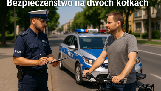 Ciechanów: Policja kontrolowała rowerzystów i hulajnogi – posypały się mandaty