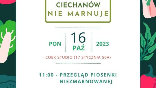 Ciechanów promuje niemarnowanie żywności