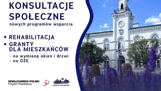 Ciechanów. Rehabilitacja, nowe okna i OZE – Ty decydujesz o kształcie miejskiego wsparcia