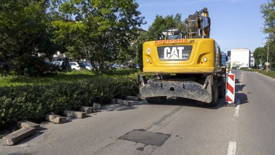 Ciechanów. Ruszył remont ul. Sikorskiego. Kierowcy są proszeni o wybieranie innych dróg