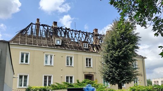 Ciechanów. Trwa ustalanie przyczyn pożaru