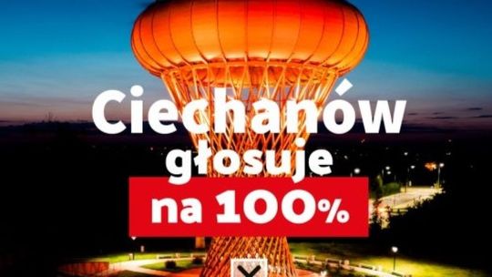 Ciechanów w kampanii „Głosuję na 100%” – wszystko, co musisz wiedzieć przed wyborami 18 maja