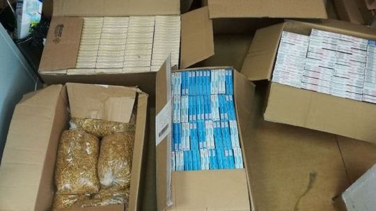 Ciechanowska policja zabezpieczyła kontrabandę wartą 200 tys
