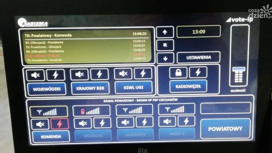 Ciechanowska straż unowocześni system łączności