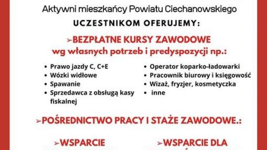 Ciechanowski PCK pomoże znaleźć pracę