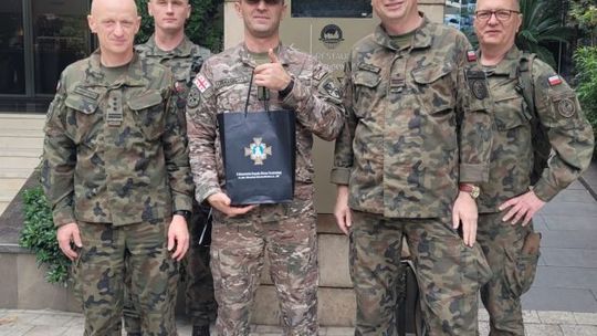 Delegacja 5 Mazowieckiej Brygady OT w Gruzji
