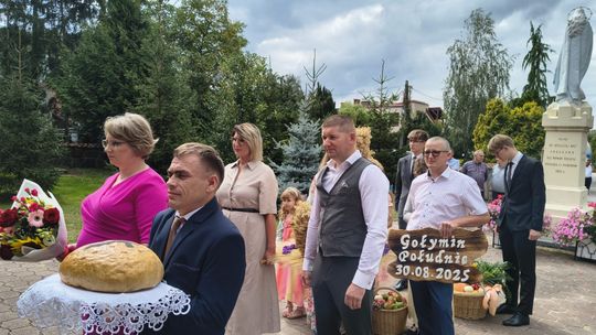 Dożynki w Gołyminie-Ośrodku. Mieszkańcy podziękowali za plony