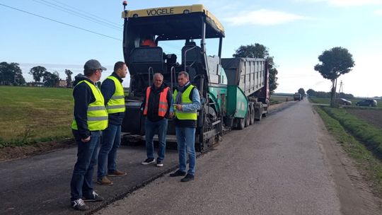 Droga Opinogóra-Długołęka "się robi". Jest przejezdna