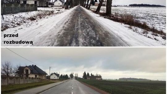 Droga Opinogóra - Długołęka wyremontowana