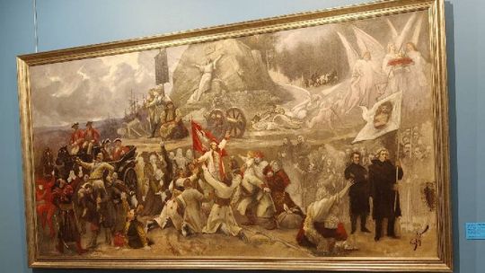 Obraz na wystawie w Muzeum Romantyzmu