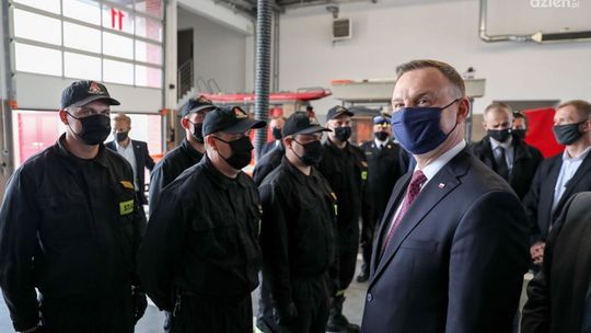 Duda w Płońsku: Na strażakach ochotnikach zawsze można polegać (zdjęcia)