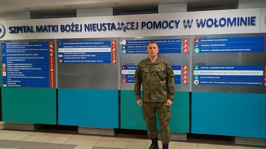 Dzielny terytorials w akcji