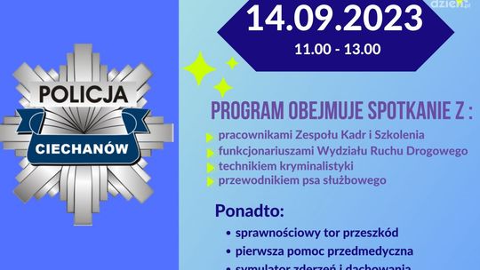 Dzień Otwarty w Komendzie Powiatowej Policji w Ciechanowie - Poznaj pracę policjanta i zobacz, jak wygląda proces rekrutacji!