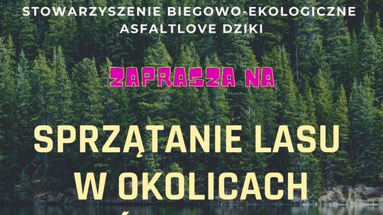 Dziki posprzątają las. Asfaltlove Dziki