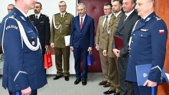 Emerytura mł. insp. Radosława Romanowskiego - pożegnanie po 29 latach służby