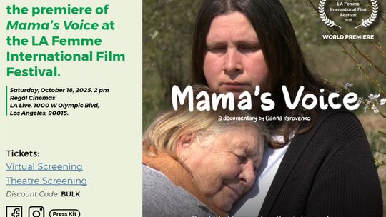 „Głos Mamy”. Film o ukraińskich uchodźcach zrealizowany w Mławie z premierą w Los Angeles!