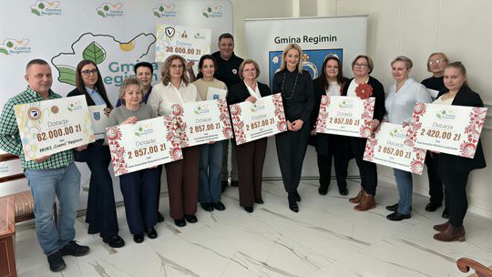 Beneficjenci w gminie Regimin