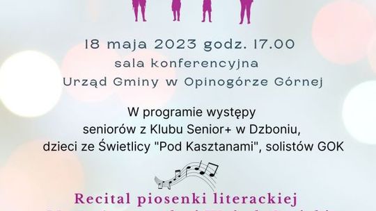 Gminne Święto Rodziny w Opinogórze Górnej - Wzruszające wystąpienia, utwory muzyczne i recital Wojtka Gęsickiego