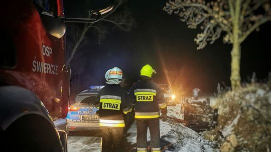 Groźny wypadek w gminie Świercze