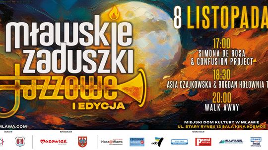 Gwiazdy Jazzu na mławskiej scenie. I Mławskie Zaduszki Jazzowe – wstęp wolny