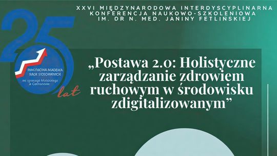 Holistyczne zarządzanie ruchem. XXVI Konferencja im. dr Janiny Fetlińskiej już w kwietniu Plakat konferencji