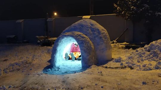 Igloo na wynajem?? Gratulujemy kreatywności!