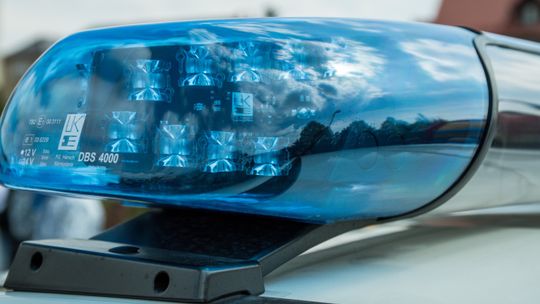 Sygnały świetlne radiowozu