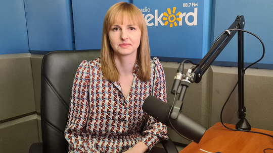 Iwona Szwejkowska - kierownik Działu Rozwoju, Państwowej Uczelni Zawodowej w Ciechanowie gościem Radia Rekord