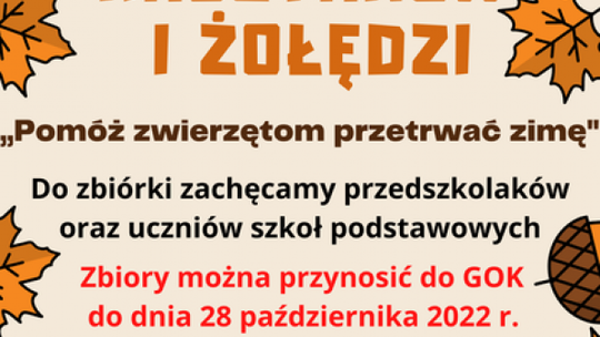 Jesienna zbiórka w opinogórskim GOKu