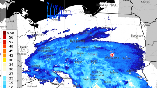 Jest źle, a będzie jeszcze gorzej! Ostrzeżenie meteorologiczne dla północnego Mazowsza!