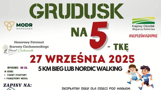 Już jutro "Grudusk na 5-tkę". Sportowe wydarzenie dla każdego!
