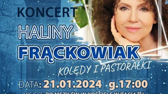 Koncert Haliny Frąckowiak w Raciążu: kolędy i pastorałki