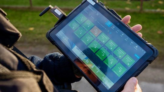 Panel sterowania dronem